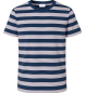 Preview: Grunt - T-Shirt "GRGani" dunkelblaue Streifen